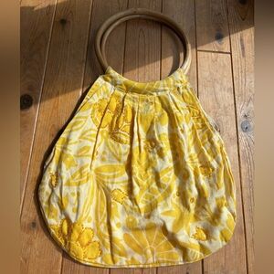 Boho Beaded Bamboo Bag